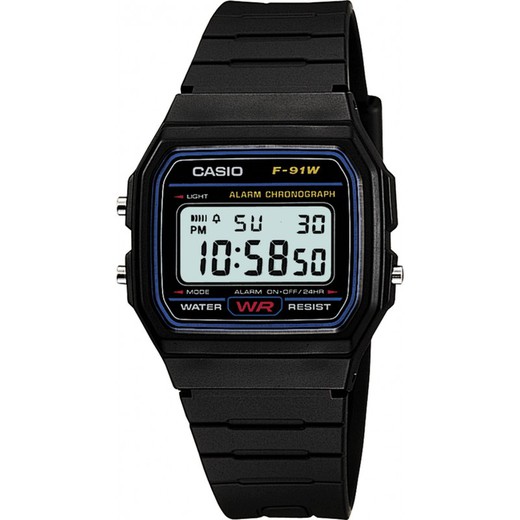 Reloj Casio Digital F-91W-1YER
