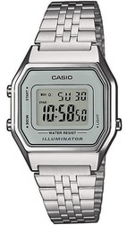Casio Digital stålklocka för kvinnor LA680WEA-7EF