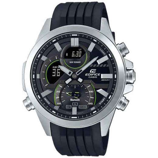 Casio Edifice ECB-30P-1AEF Sportowy czarny zegarek