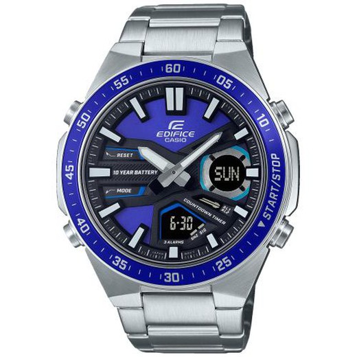 Casio Edifice EFV-C110D-2AVEF stalen horloge