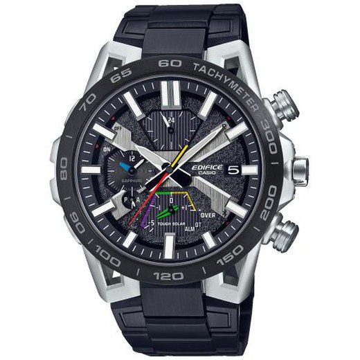 Casio bouwwerk EQB-2000DC-1AER zwart horloge