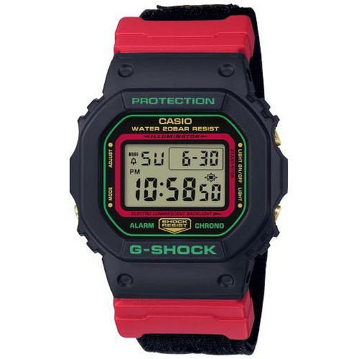 Reloj Casio G-Shock DW-5600THC-1ER Digital Rojo Negro