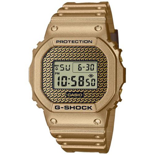 Αθλητικό χρυσό ρολόι Casio G-Shock DWE-5600HG-1ER