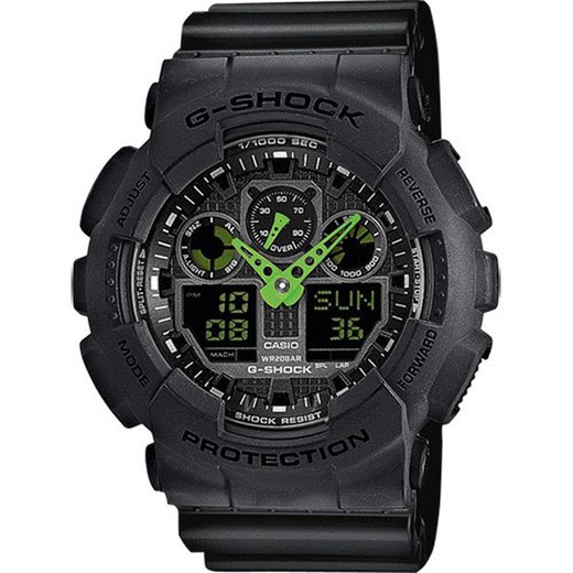 Casio G-Shock GA-100C-1A3ER Schwarze Uhr