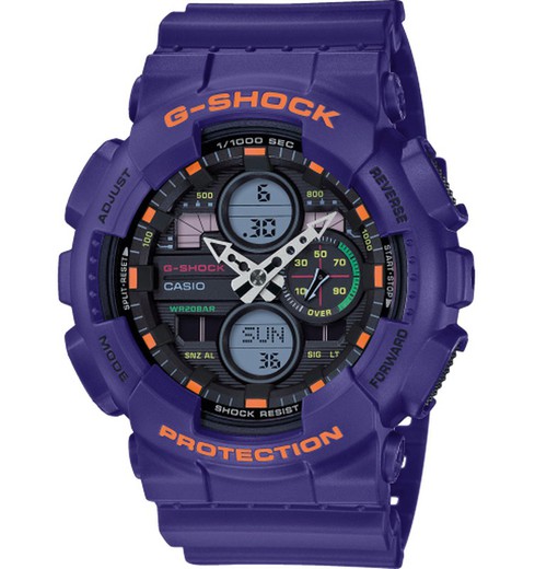 Ρολόι Casio G-Shock GA-140-6AER Sport Lilac