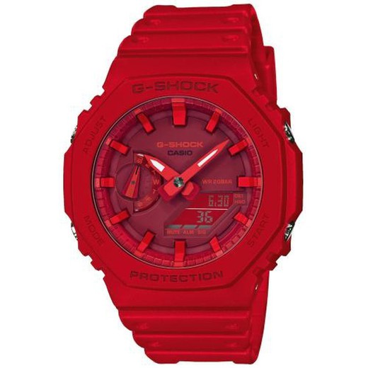 Casio G-Shock GA-2100-4AER Sport rood horloge