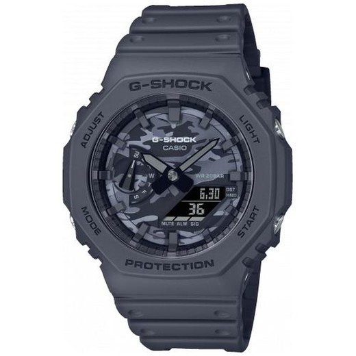 Casio G-Shock GA-2100CA-8AER Sportowy szary zegarek