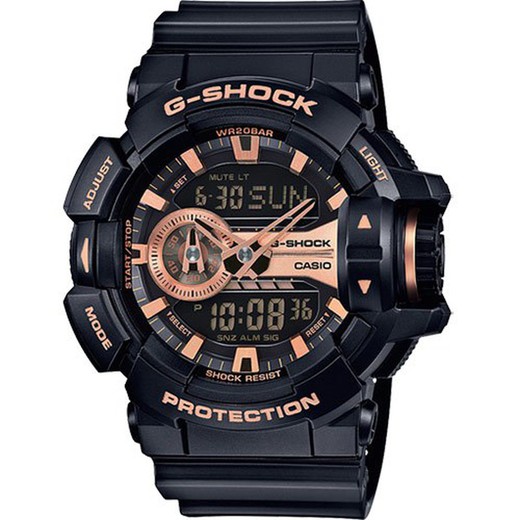 Reloj Casio G-Shock GA-400GB-1A4ER Negro Rosado