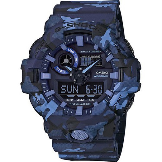 Reloj Casio G-Shock GA-700CM-2AER Camuflaje Azul