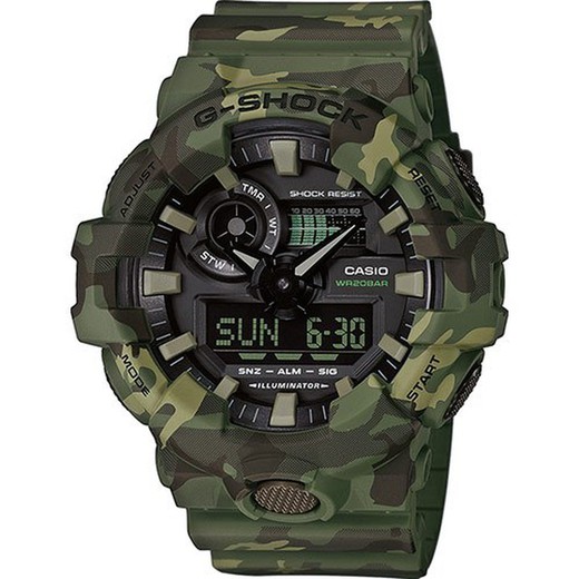 Reloj Casio G-Shock GA-700CM-3AER Camuflaje Verde