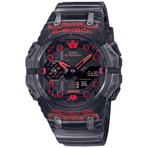 Casio G-Shock GA-B001G-1AER Sportowy czarny przezroczysty zegarek