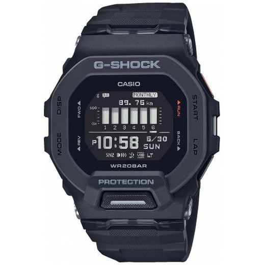 Casio G-Shock GBD-200-1ER Sportowy czarny zegarek