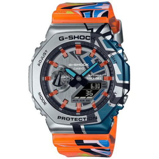 Casio G-Shock GM-2100SS-1AER Sportowy zegarek Graffiti