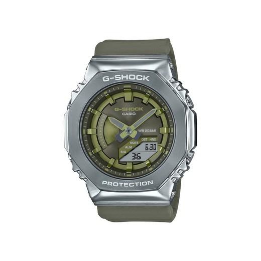 Πράσινο αθλητικό ρολόι Casio G-Shock GM-S2100-3AER
