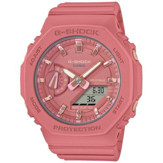 Relógio esporte rosa Casio G-Shock GMA-S2100-4A2ER