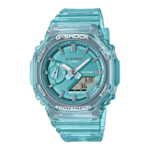 Διαφανές ρολόι Casio G-Shock GMA-S2100SK-2AER Sport Blue