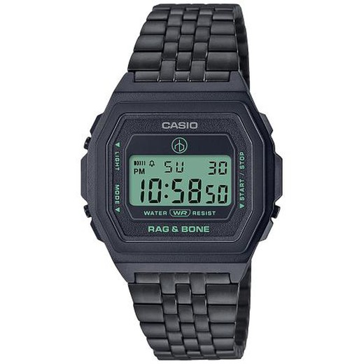 Reloj Casio Hombre A1000RCB-1ER Acero Negro