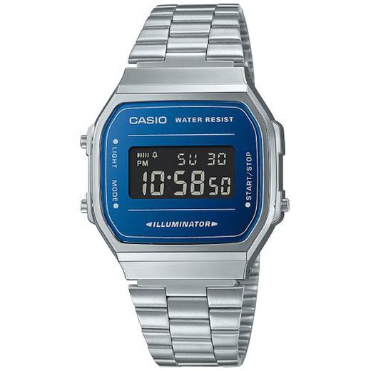 Relógio masculino Casio A168WEM-2BEF em aço