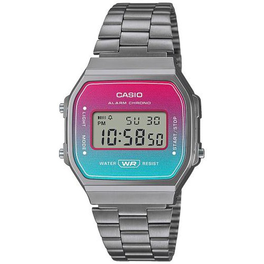 Ανδρικό ρολόι Casio A168WERB-2AEF Steel Grey