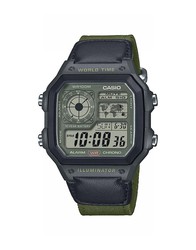 Reloj Casio Hombre AE-1200WHUB-3AVEF Nylon Verde