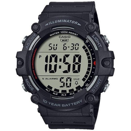 Ανδρικό ρολόι Casio AE-1500WH-1AVEF Sport Black