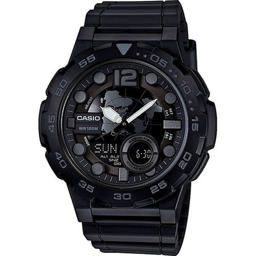 Reloj Casio Hombre AEQ-100W-1BVEF Negro