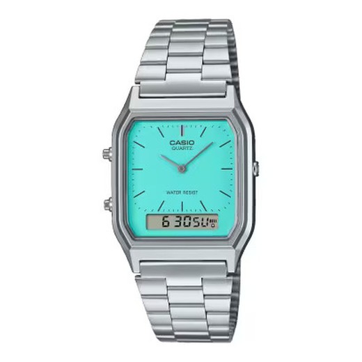 Reloj Casio Hombre AQ-230A-2A2MQY Acero Tiffany