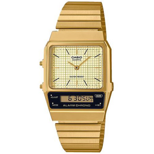 Ανδρικό ρολόι Casio AQ-800EG-9AEF Gold