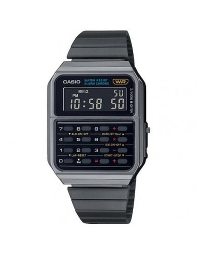 Casio Men's Watch CA-500WEGG-1AEF Calculator Black