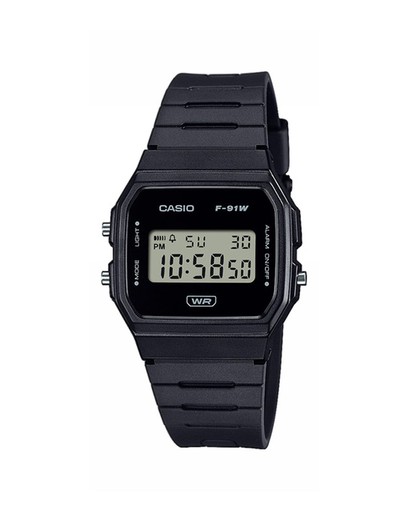 Reloj Casio Hombre F-91WB-1AEF Sport Negro