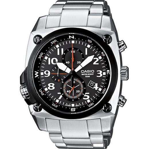 Casio Herrenuhr MTF-E004D-1AVEF Stahl