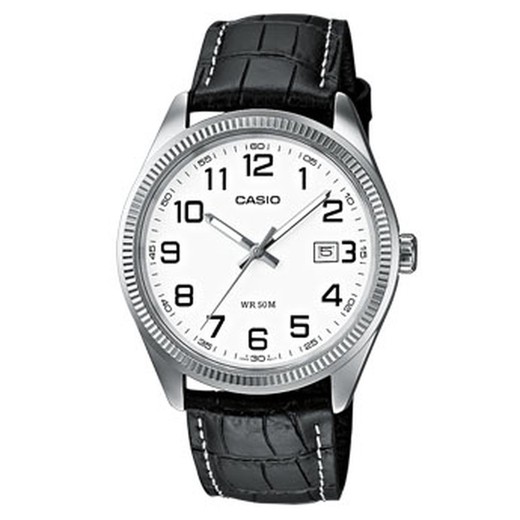 Casio Men's Watch MTP-1302PL-7BVEF Black Leather