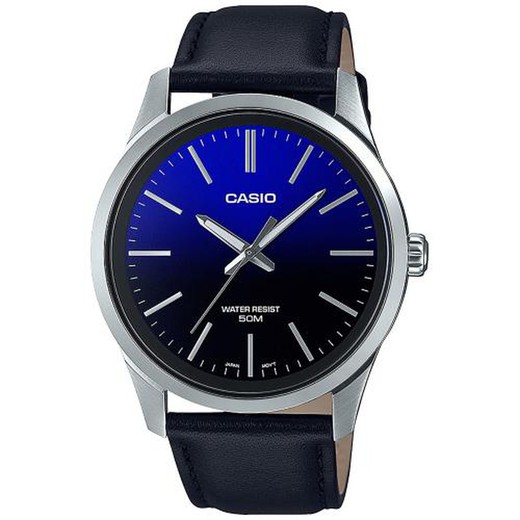 Ανδρικό ρολόι Casio MTP-E180L-2AVEF Μαύρο Δερμάτινο
