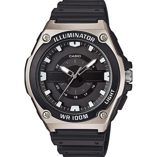 Relógio masculino Casio MWC-100H-1AVEF esporte preto