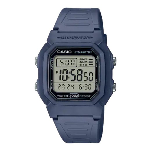 Relógio masculino Casio W-800H-2AVES esporte azul