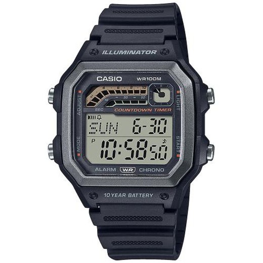 Reloj Casio Hombre WS-1600H-1AVEF Sport Negro