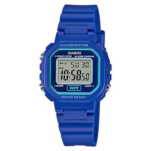 Casio dameshorloge LA-20WH-2AEF blauw