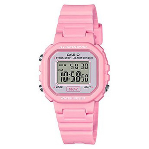 Relógio feminino Casio LA-20WH-4A1EF rosa