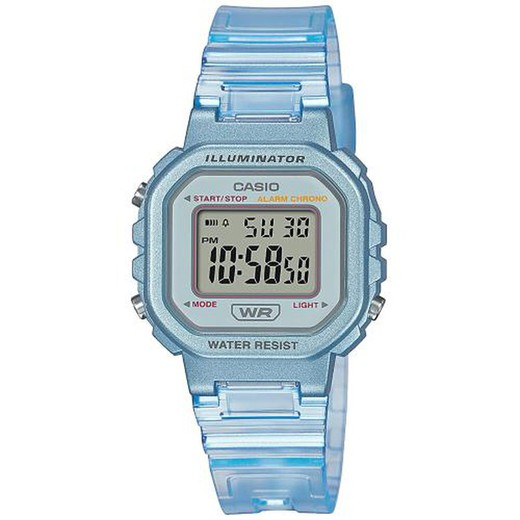 Reloj Casio Mujer LA-20WHS-2AEF Transparente Azul