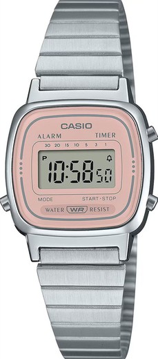 Casio Dameur LA670WEA-4A2EF Stål