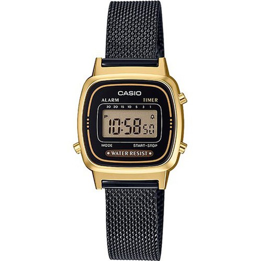 Reloj Casio Mujer LA670WEMB-1EF Negro Esterilla