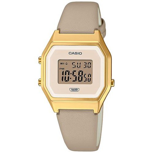 Casio dameur LA680WEGL-5EF Guldbrun