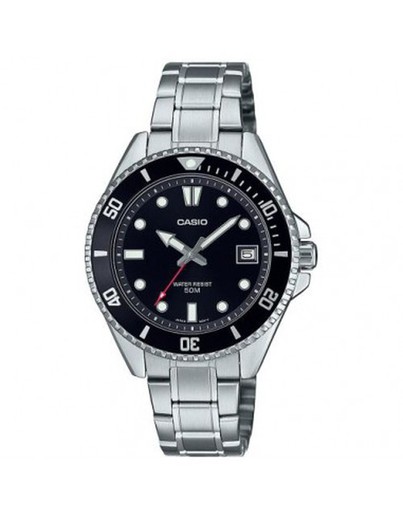 Relógio feminino Casio MDV-10D-1A1VEF em aço