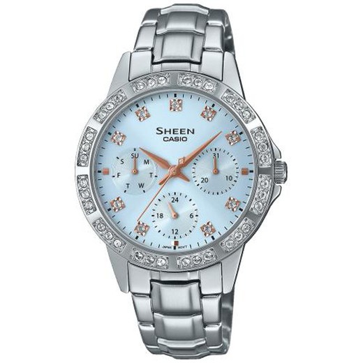 Casio Sheen SHE-3517D-2AUEF stalen horloge