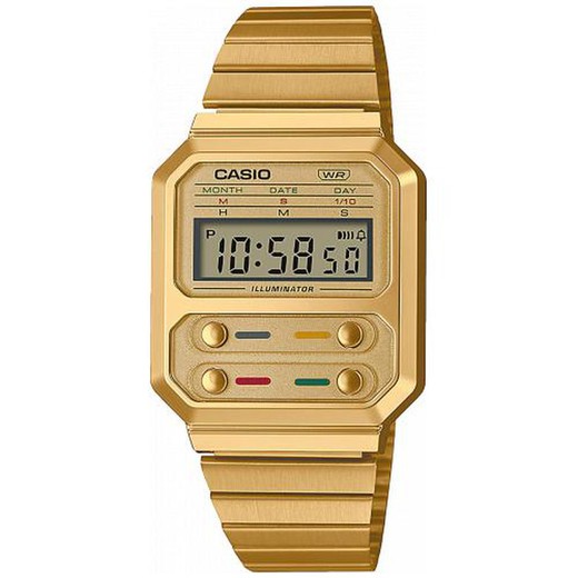 Casio Vintage Watch A100WEG-9AEF Guld