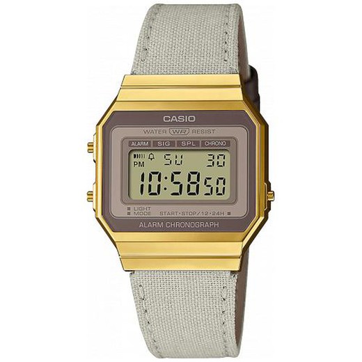 Casio Men's Watch A700WEGL-7AEF Beige