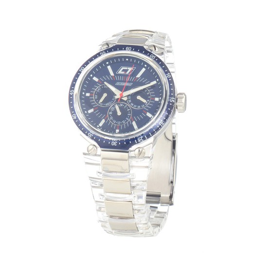 Reloj Chronotech Hombre CC7045M-01 Policarbonato Transparente