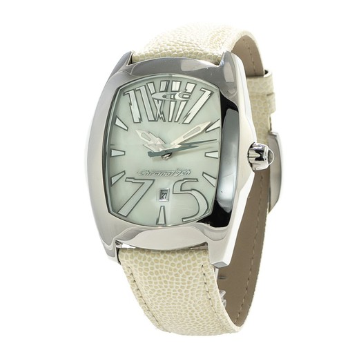 Reloj Chronotech Hombre CT2039M-20 Piel Blanco