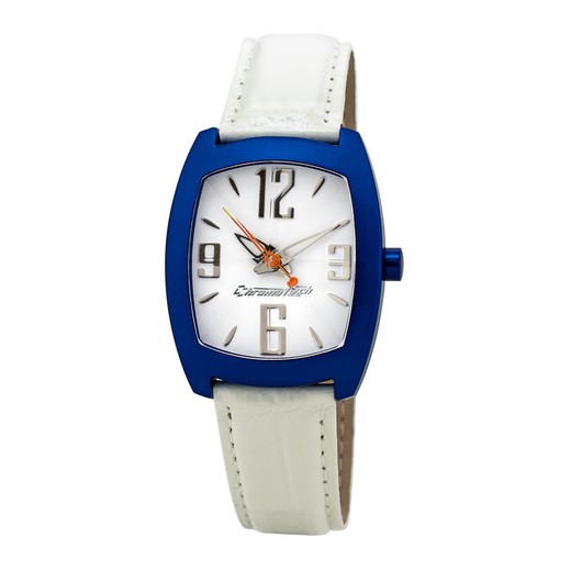 Reloj Chronotech Hombre CT2050M-07 Piel Blanco