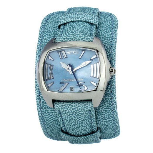 Reloj Chronotech Hombre CT2188L-24 Piel Azul